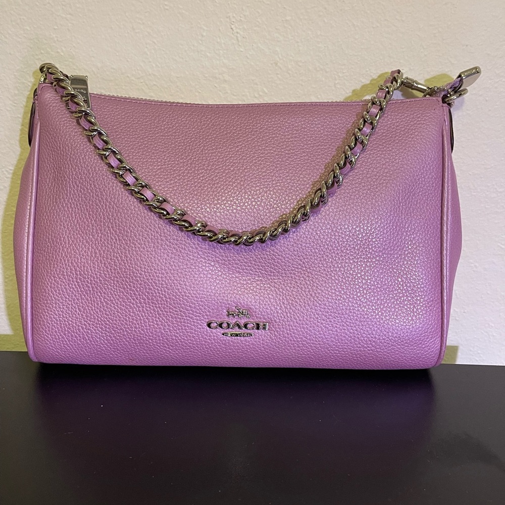 Purple Coach Purse